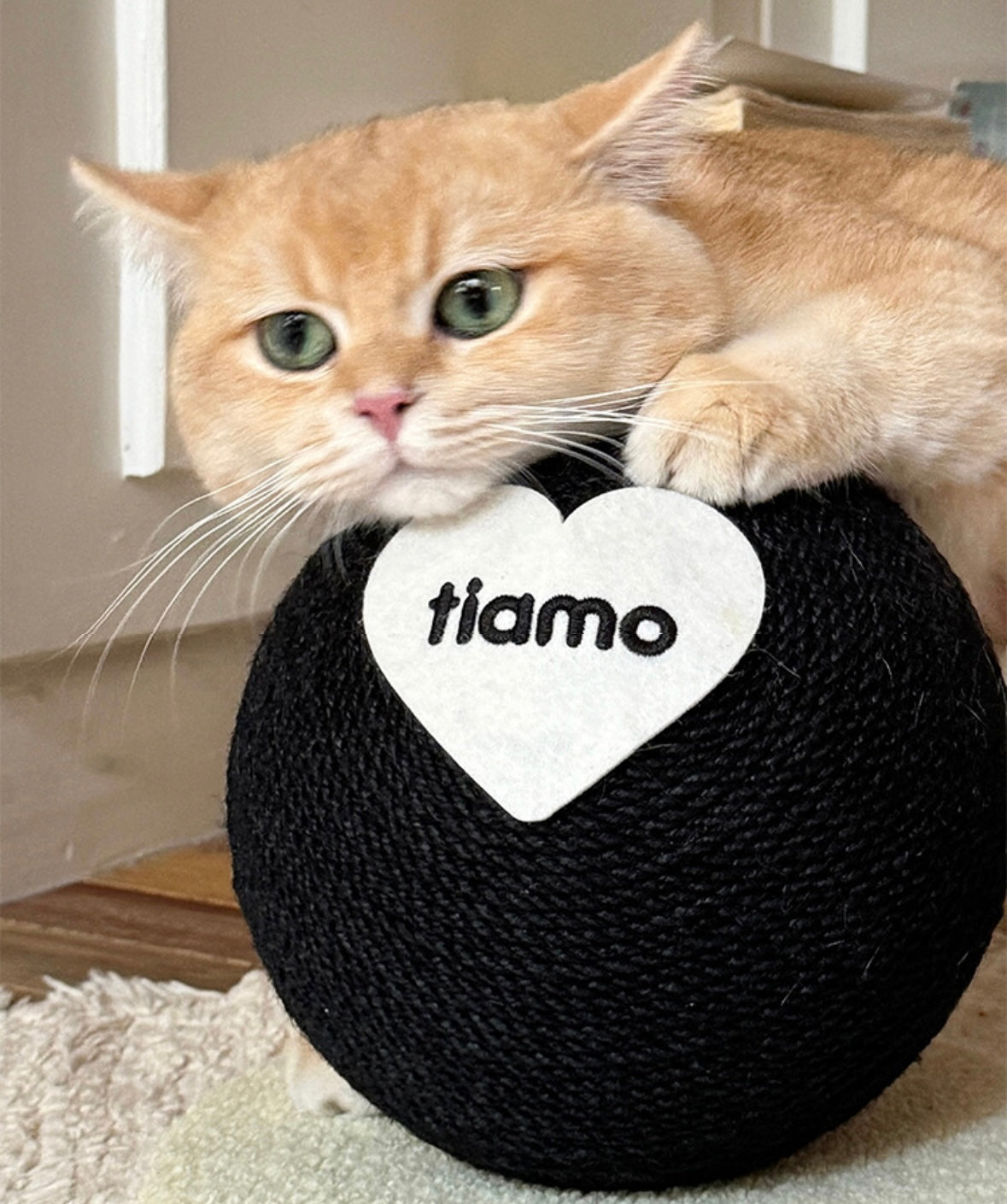 HoMings Pet Sisal Cat Scratching Ball