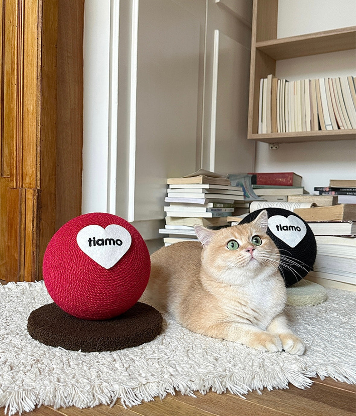 HoMings Pet Sisal Cat Scratching Ball