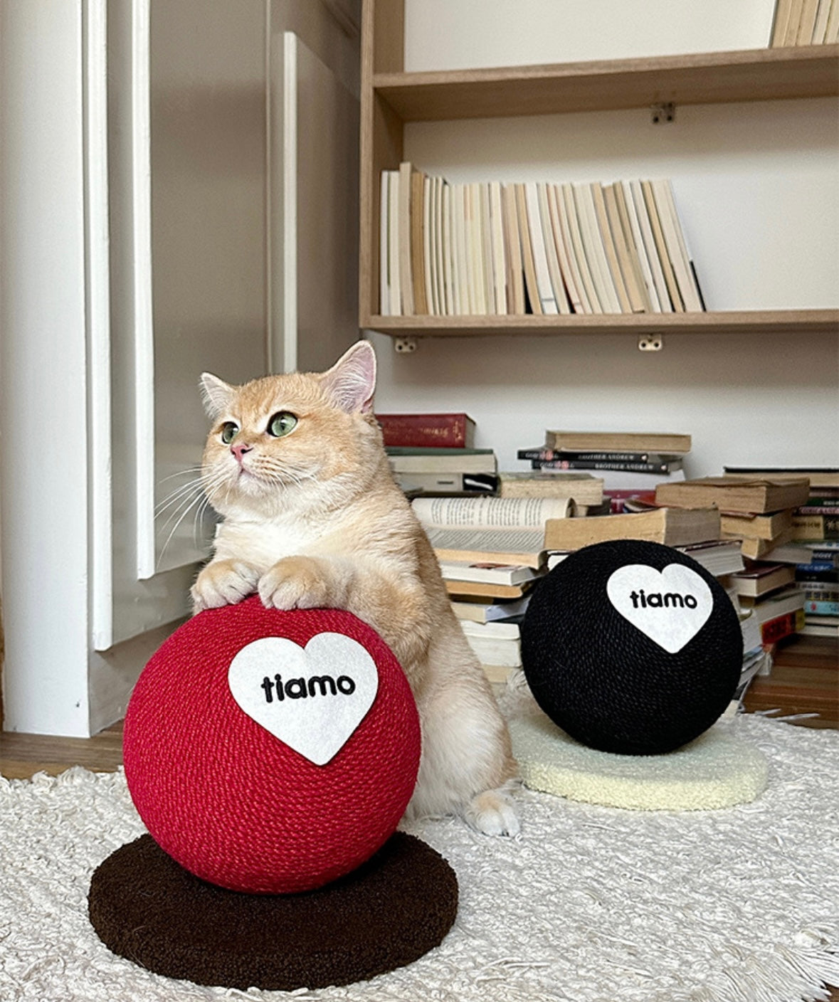 HoMings Pet Sisal Cat Scratching Ball