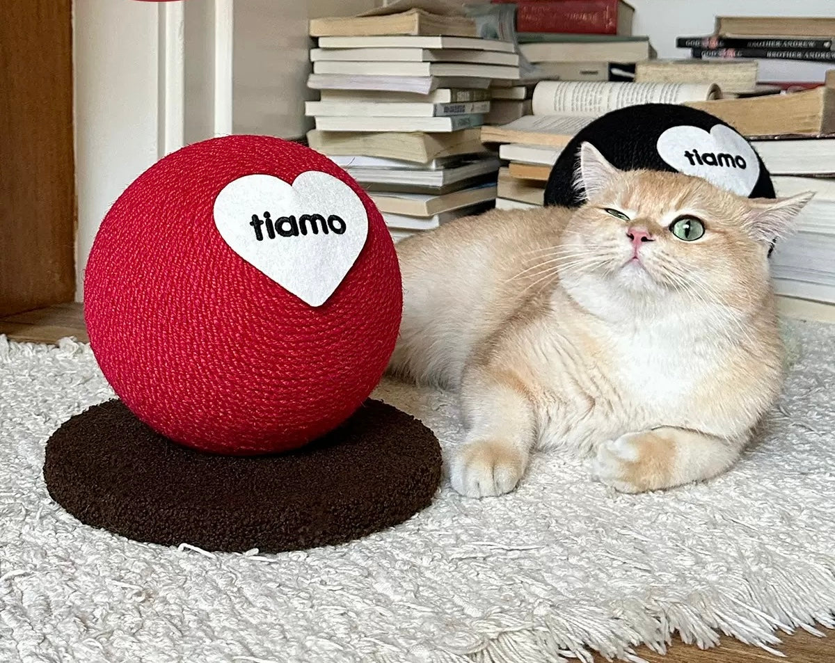 HoMings Pet Sisal Cat Scratching Ball