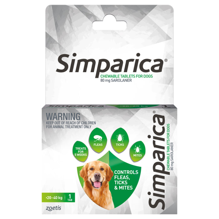 Simparica flea outlet medicine