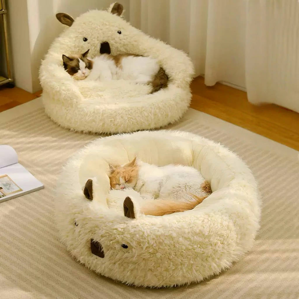HoMings Pet Cozy Alpaca Bed