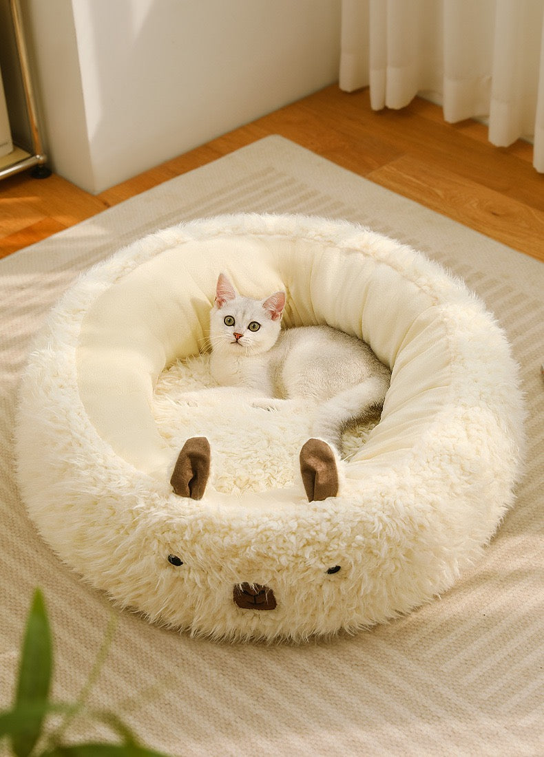 HoMings Pet Cozy Alpaca Bed