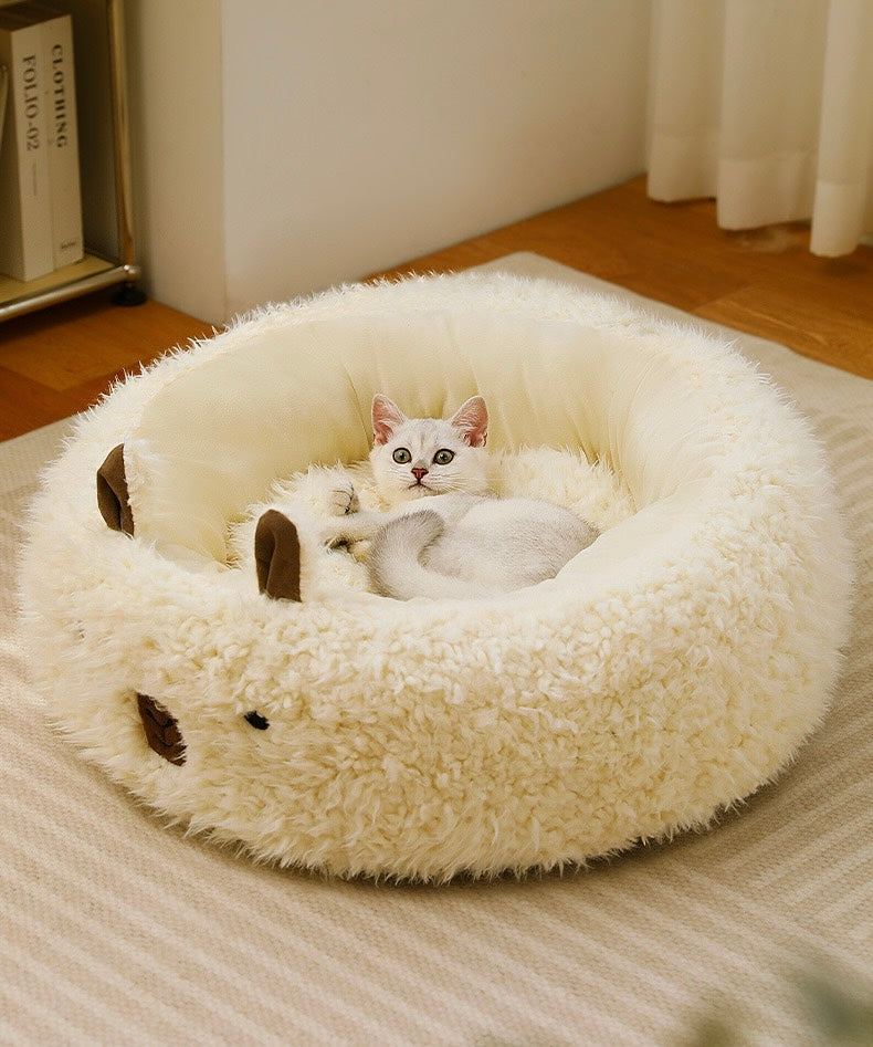 HoMings Pet Cozy Alpaca Bed