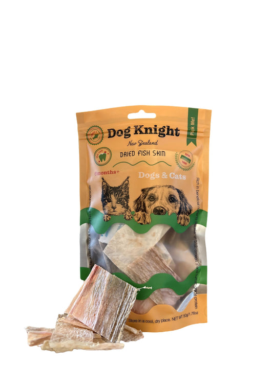 Dog Knight Air Dried NZ Deep-Water Fish Skin 50g