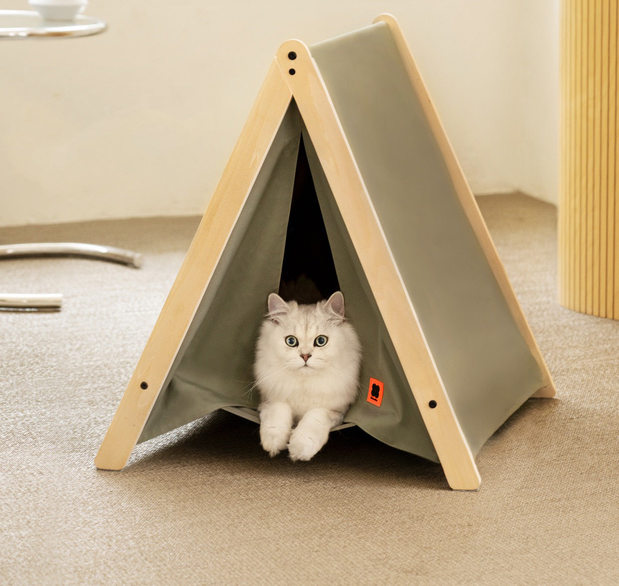 PRE-ORDER Mewoofun Pet Teepee Cat Sturdy Hammock Bed House Portable Folding Tent