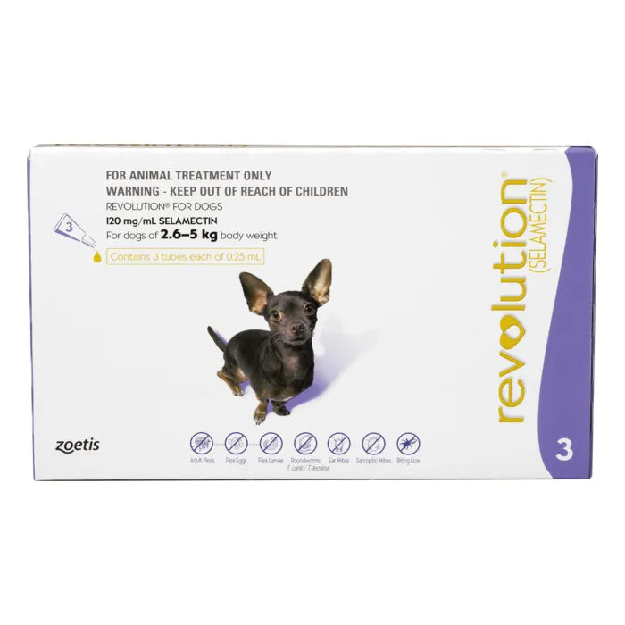 Revolution Flea Treatment 2.6-5kg