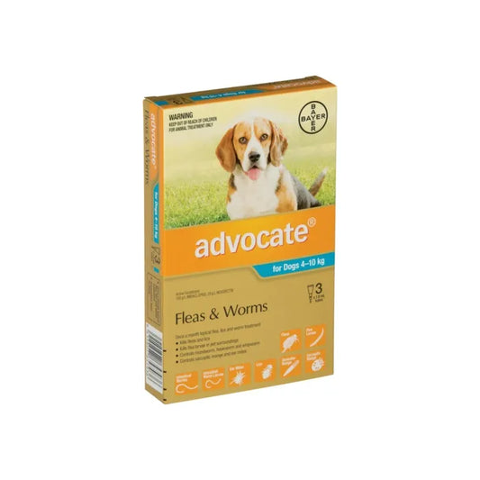 Advocate Flea Treatment For Dog 4-10kg (3 Packs)