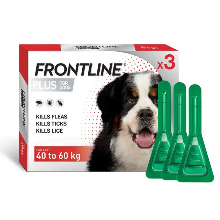 Frontline Plus Flea Treatment For Dog 40-60kg (3 packs)