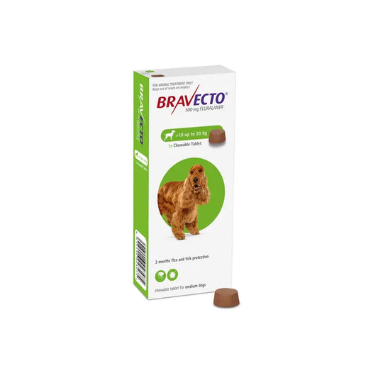 Bravecto Flea Treatment Chew For Dog 10-20kg