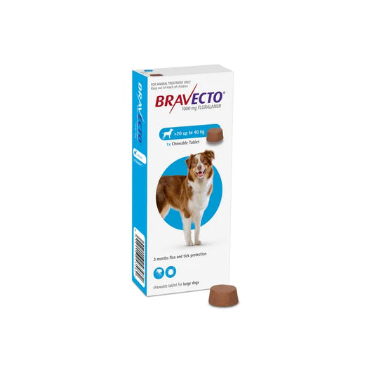 Bravecto Flea Treatment Chew For Dog 20-40kg