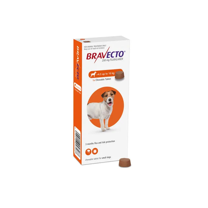 Bravecto Flea Treatment Chew For Dog 4.5-10kg