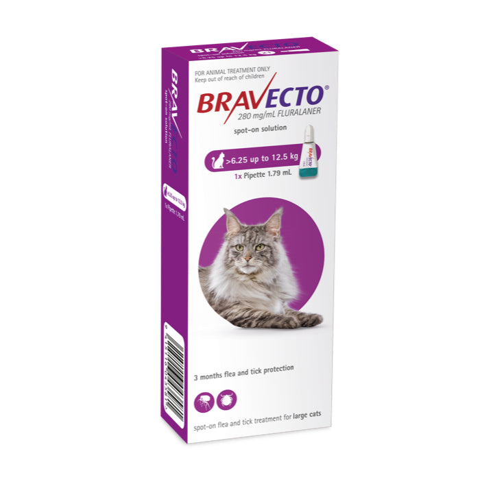 Bravecto Flea Treatment Spot-on For Cat 6.25-12.5kg