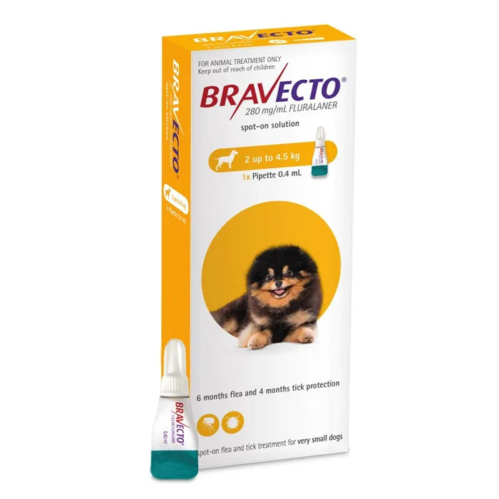 Bravecto Flea Treatment Spot-on For Dog 2-4.5kg