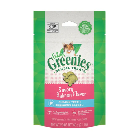 Greenies Dental Treat Savoury Salmon for Cat 60g