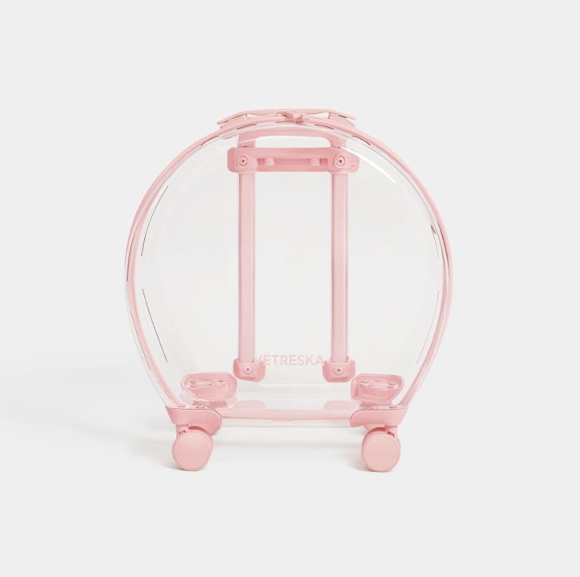 VETRESKA Bubble Pets Luggage (Peach)