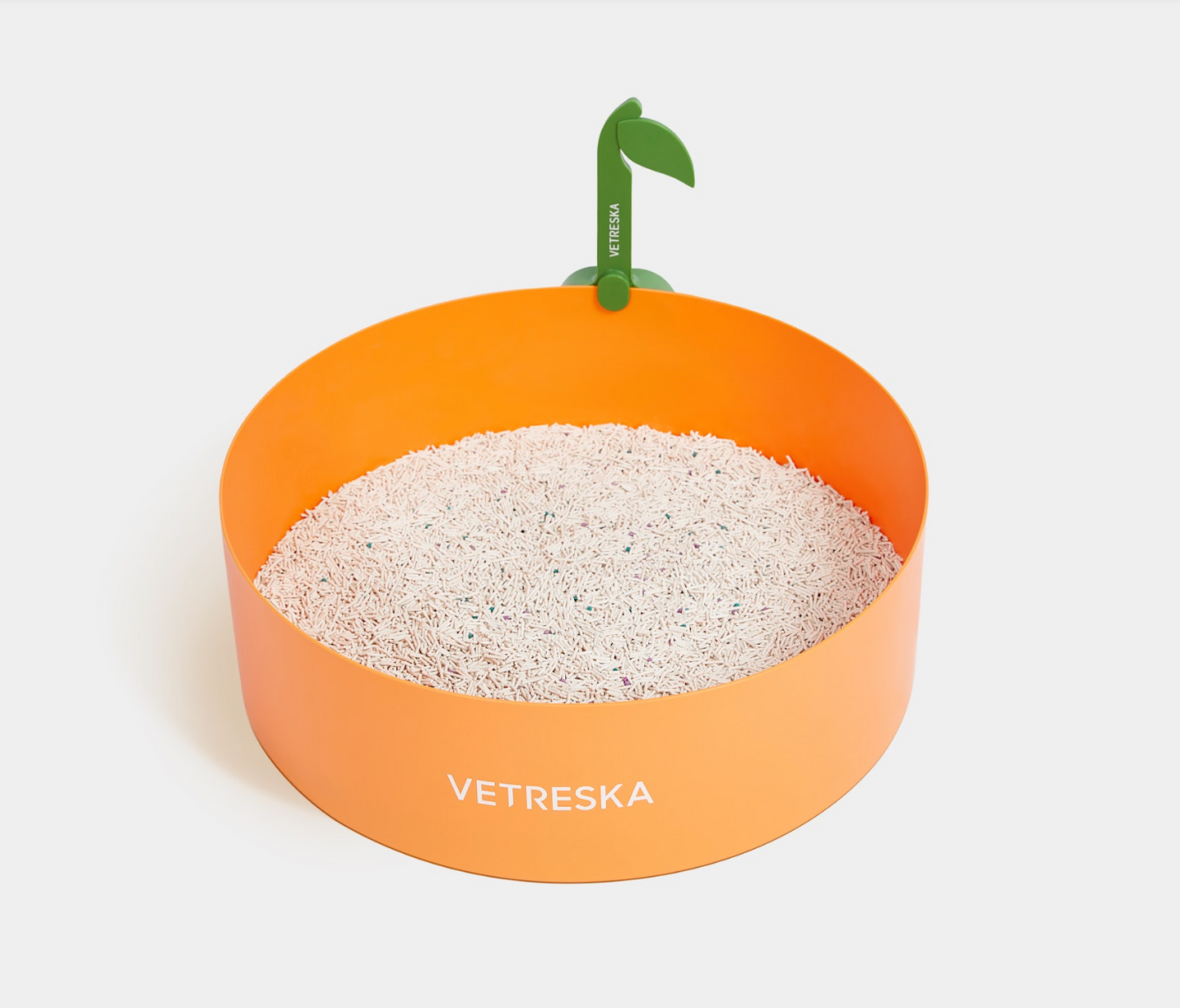 VETRESKA Tangerine Cat Litter Tray