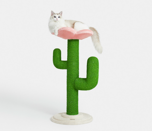 VETRESKA Flower Cat Scratching Tree (Cactus)-Large 105cm