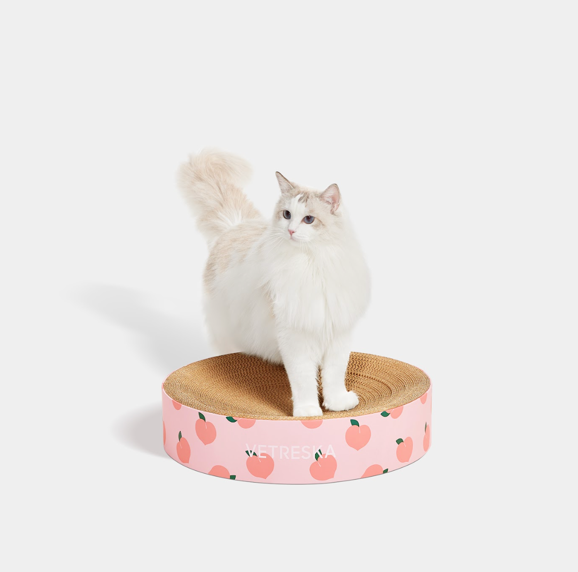 VERESKA Peach Cat scratching Bed