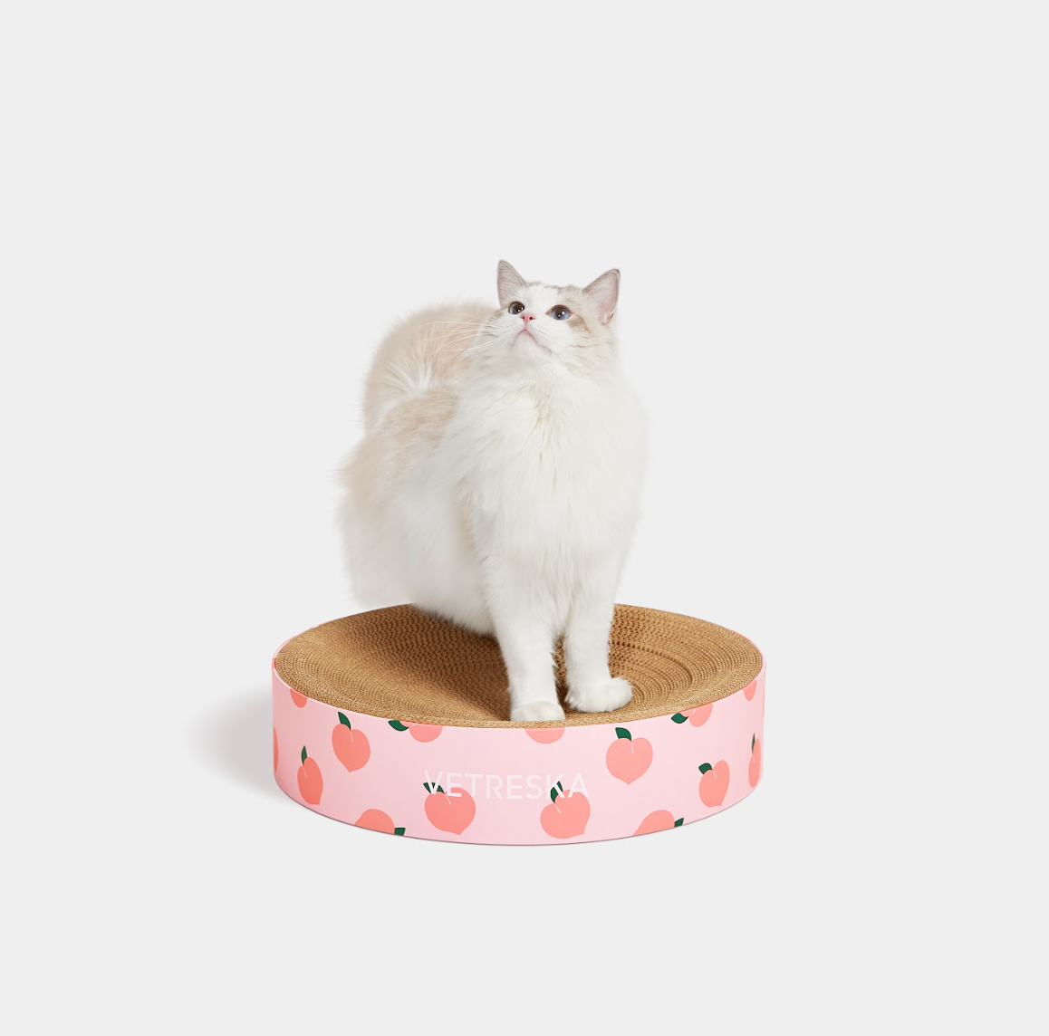 VERESKA Peach Cat scratching Bed