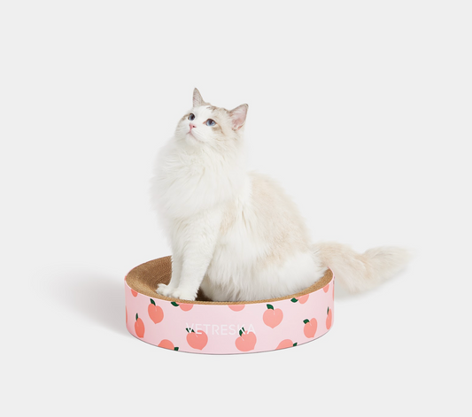 VERESKA Peach Cat scratching Bed