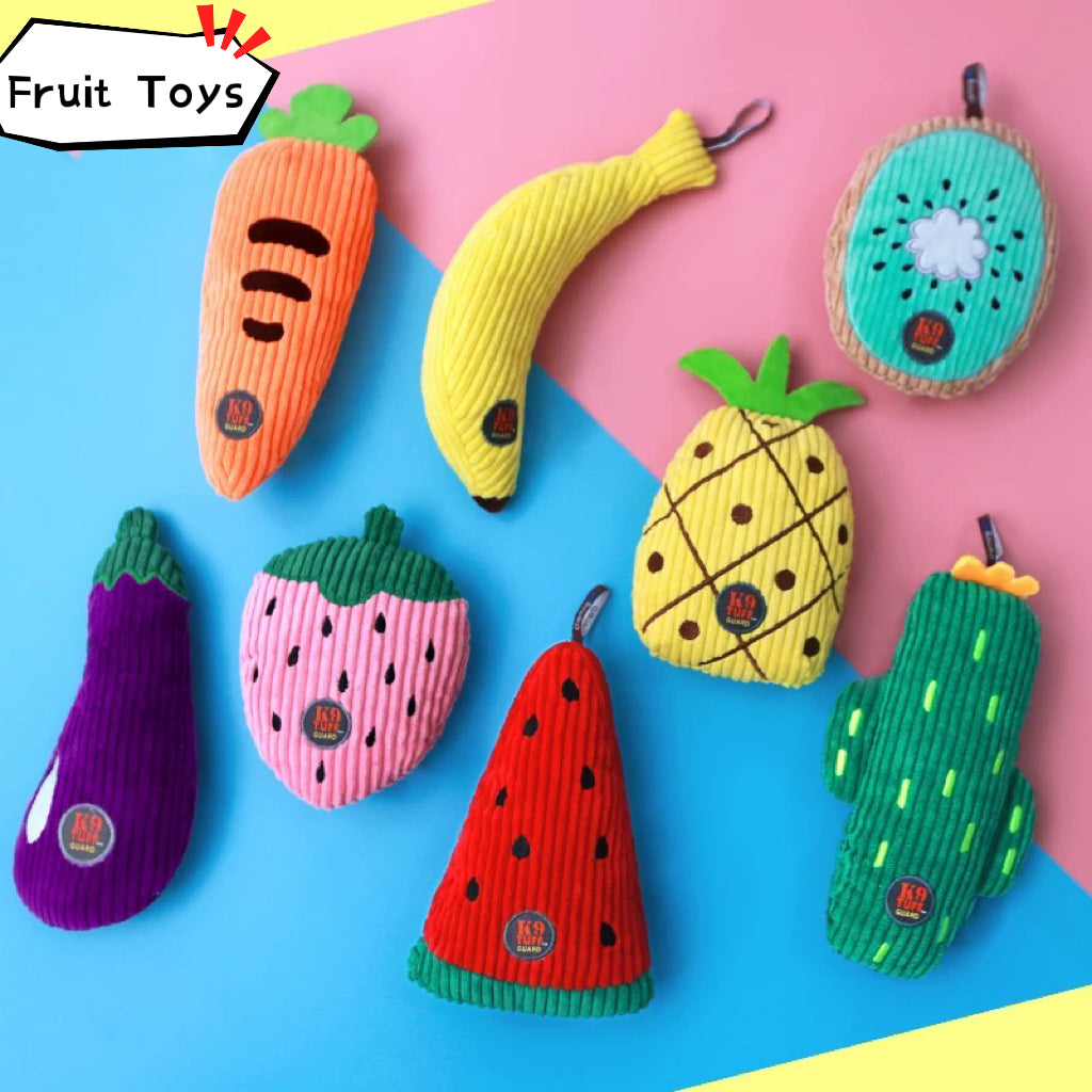 LINKTUFF Cutie Fruit Dog Toy