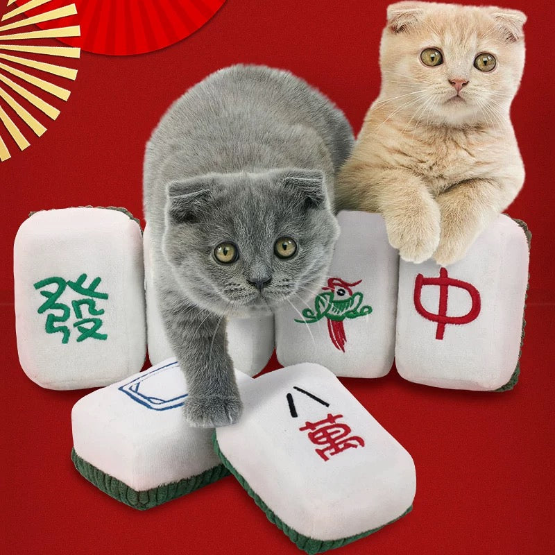 LinkTuff Chinese Mahjong series Cat Toy