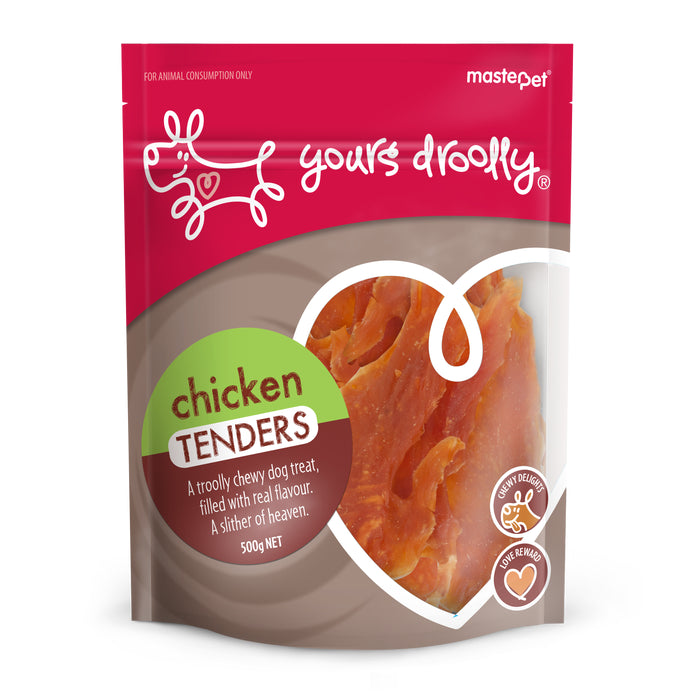 Yours Droolly Dog Treats Chicken Tenders 500g