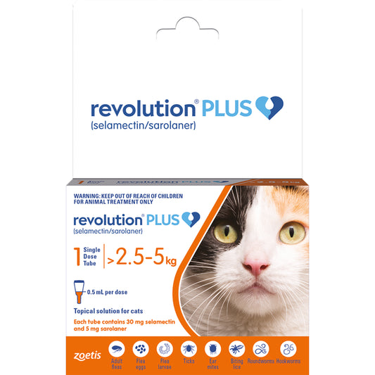 Revolution Flea Treatment for Cat 1.25-2.5kg (1 pack)