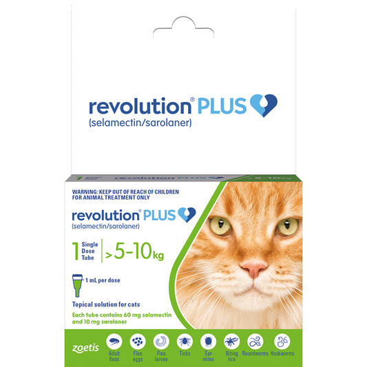 Revolution Flea Treatment for Cat 5.1-10kg (1 pack)