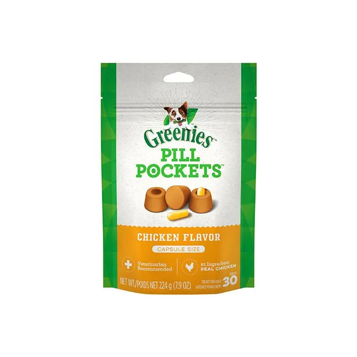 Greenies Pill Pocket Capsule Chicken Treat for Dog