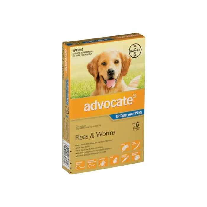 Advocate Flea Treatment For Dog over 25kg (6 Packs)